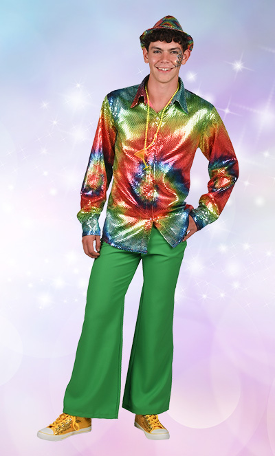 Pailletten hippie shirt